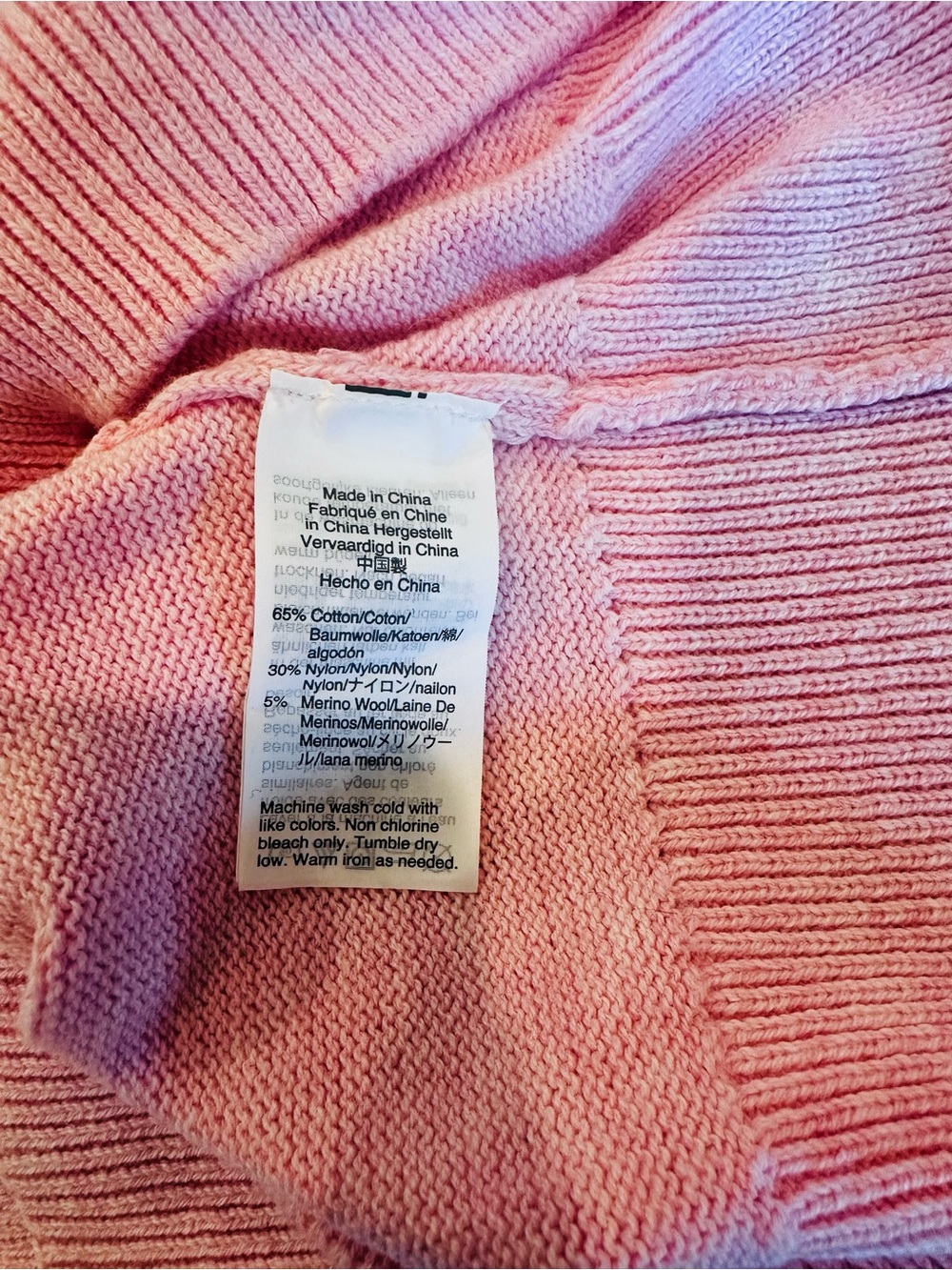 J. Crew Pink Ruffle V-Neck Sweater - Picture 8 of 8